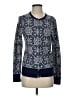 Lands' End 100% Supima Cotton Paisley Blue Cardigan Size S - photo 1