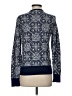 Lands' End 100% Supima Cotton Paisley Blue Cardigan Size S - photo 2
