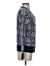 Lands' End 100% Supima Cotton Paisley Blue Cardigan Size S - photo 4