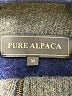 Pure Alpaca 100% Alpaca Blue Turtleneck Sweater Size M - photo 4