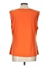 Bleeker & McDougal Orange Sleeveless Blouse Size L - photo 2