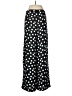 Ann Taylor 100% Polyester Polka Dots Black Casual Pants Size 8 - photo 2