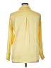 Aqua 100% Polyester Yellow Long Sleeve Blouse Size XL - photo 2