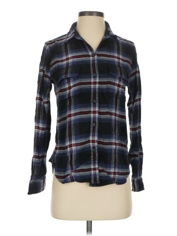 American Eagle Outfitters Long Sleeve Button-Down Shirt (view 1)
