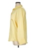 Aqua 100% Polyester Yellow Long Sleeve Blouse Size XL - photo 5