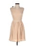 Anna-kaci 100% Polyester Solid Tan Casual Dress Size M (estimated) - photo 1