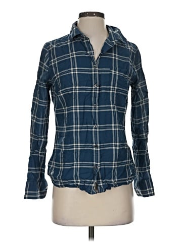 J.Crew Factory Store Long Sleeve Button-Down Shirt (view 1)