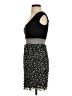 Zara Basic Polka Dots Black Cocktail Dress Size S - photo 5