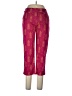 St. John's Bay Paisley Pink Casual Pants Size 12 (estimated) - photo 1