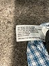 Cat & Jack Checkered-gingham Teal Long Sleeve Button-Down Shirt Size 8 - 10 - photo 4