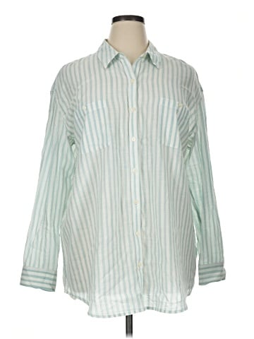 Caslon Long Sleeve Button-Down Shirt (view 1)