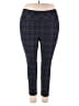 Studio by Torrid Plaid Blue Leggings Size 2X Plus (2) - photo 1