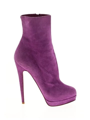 Christian Louboutin Suede Alti Ankle Boots 120mm (view 1)