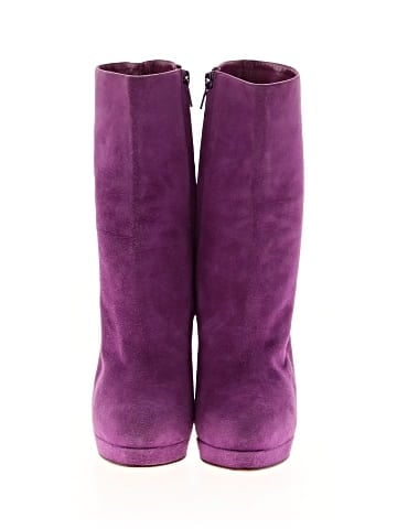 Christian Louboutin Suede Alti Ankle Boots 120mm (view 2)