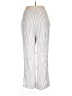 Ellen Tracy Stripes Silver Casual Pants Size L - photo 2