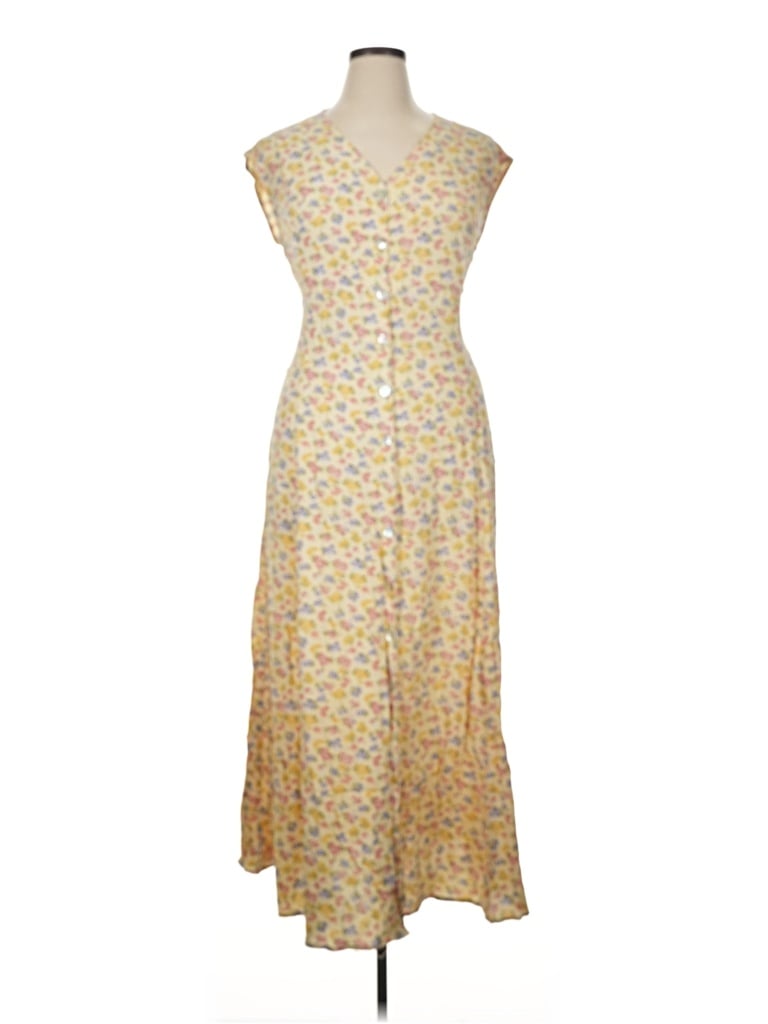 Pre-owned Jones Studio Casual Dress In Yellow