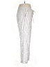 Ellen Tracy Stripes Silver Casual Pants Size L - photo 4