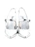 Steve Madden Metallic Silver Heels Size 7 1/2 - photo 2