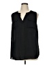 Worthington 100% Polyester Black Sleeveless Blouse Size 1X - photo 1