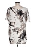 Apt. 9 Silver Short Sleeve Blouse Size L - photo 2