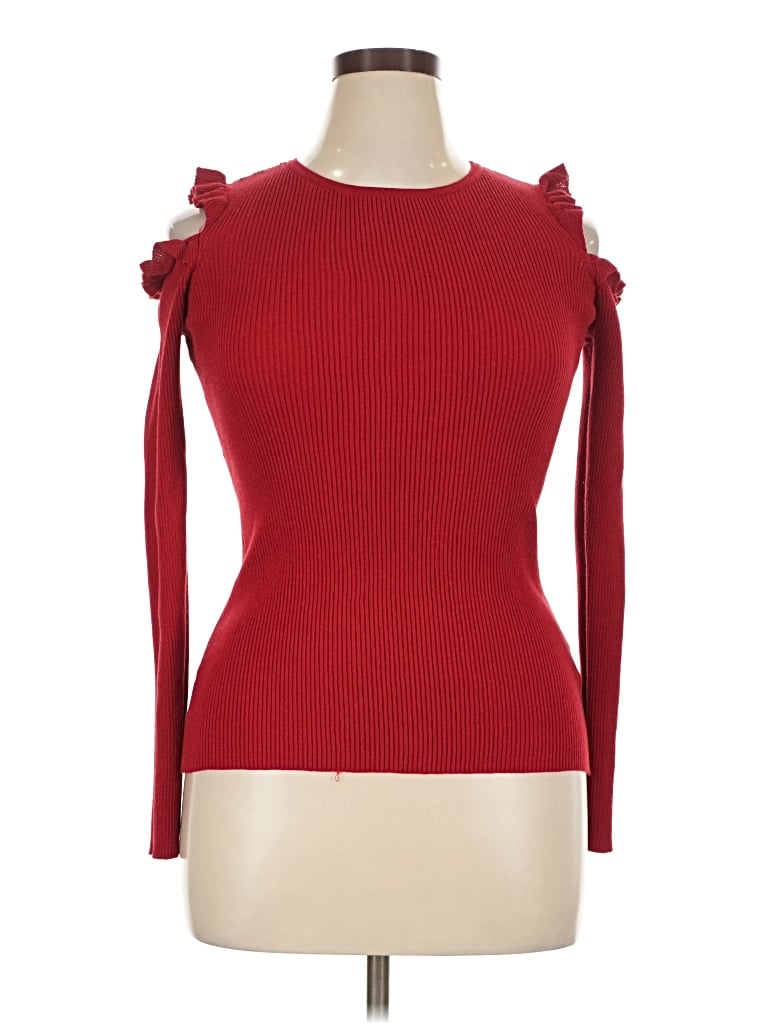 Pre-owned Iz Byer Pullover Sweater In Red