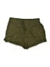 Bebop 100% Rayon Solid Green Shorts Size M - photo 1