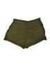 Bebop 100% Rayon Solid Green Shorts Size M - photo 2