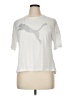 Puma Animal Print Ivory Short Sleeve T-Shirt Size XL - photo 1