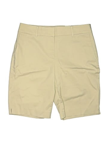 Ann Taylor Khaki Shorts (view 1)