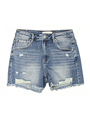 Risen Denim Shorts (view 1)