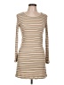 GB Stripes Tan Casual Dress Size L - photo 1