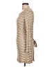 GB Stripes Tan Casual Dress Size L - photo 5