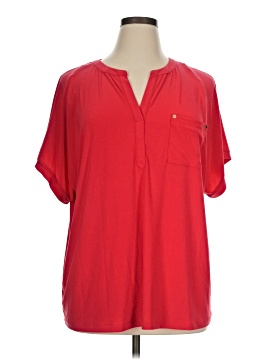 Anne Klein Short Sleeve Blouse