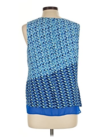 Rose + Olive Sleeveless Blouse (view 2)