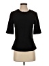 A.L.C. Black Short Sleeve Turtleneck Size S - photo 1