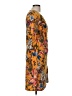Glamour Print Orange Cocktail Dress Size 6 - photo 4