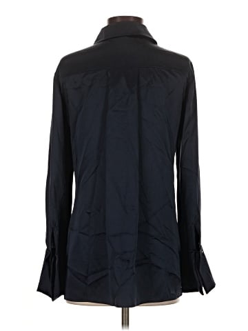 Reiss Long Sleeve Silk Top (view 2)