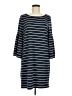 Max Studio Stripes Blue Casual Dress Size M - photo 1