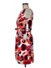 Eliza J 100% Polyester Print Orange Cocktail Dress Size 6 - photo 5