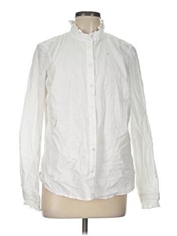 J.Crew Factory Store Long Sleeve Button-Down Shirt (view 1)