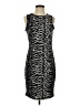 Vince Camuto Animal Print Black Cocktail Dress Size S - photo 1