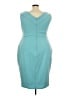 Catherines Color Block Teal Cocktail Dress Size 24W - photo 2