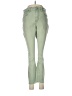 LC Lauren Conrad Color Block Green Jeans Size 6 - photo 1