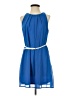 Pink Owl 100% Polyester Solid Blue Cocktail Dress Size S - photo 1