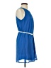 Pink Owl 100% Polyester Solid Blue Cocktail Dress Size S - photo 4
