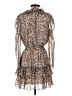 Generation Love 100% Polyester Animal Print Brown Cocktail Dress Size S - photo 2