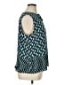 Worthington 100% Polyester Teal Sleeveless Blouse Size XL - photo 4