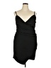 Akira Solid Black Cocktail Dress Size 2X - photo 1