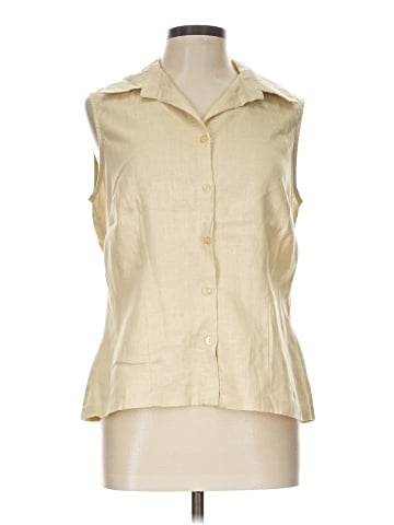 George Sleeveless Button-Down Shirt (view 1)