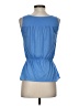 Lilly Pulitzer 100% Polyester Blue Sleeveless T-Shirt Size XS - photo 2